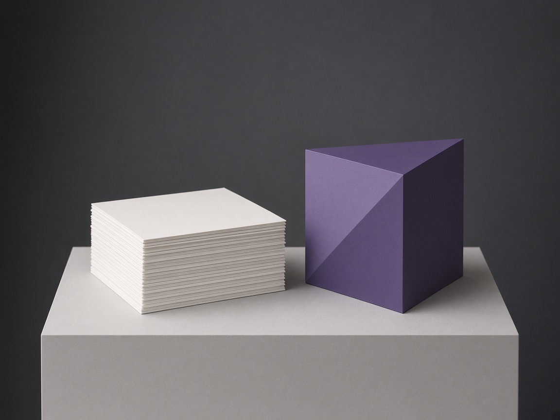 A stack of documents beside a finished form